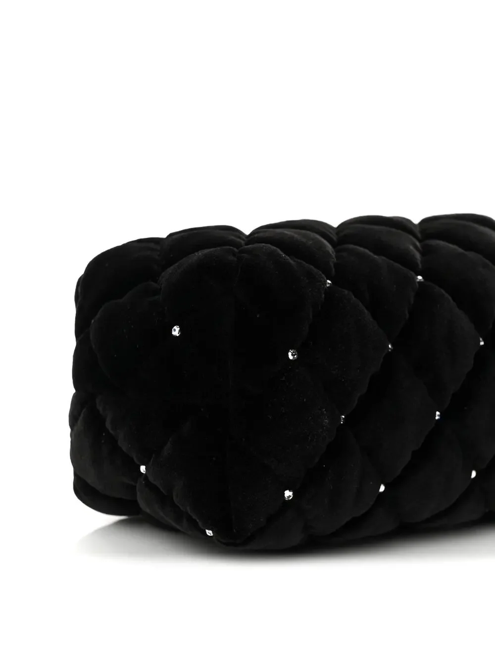 Chanel Velvet Diamanté Quilted Wristlet #323743C19B